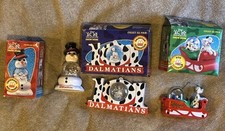 Disney 101 Dalmatians Snow Globe Christmas Ornaments - McDonalds Happy Meal 1996