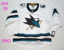 NO TARIFFS size 50 San Jose Sharks Fanatics Authentic PRO Hockey Jersey FAP away