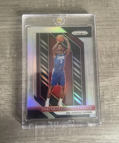 2018-19 Panini Prizm Silver Prizm Rookie Shai Gilgeous-Alexander #184 Dimple