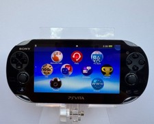 Sony PlayStation PS Vita PCH-1000 OLED Black Wi-Fi Console Complete in Box CIB T