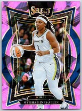 Myisha Hines-Allen 2025 Panini Select WNBA Pink Ice Prizms #39 Dallas Wings