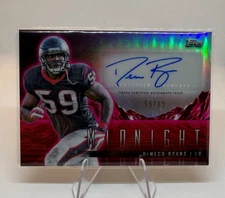 2024 Topps Midnight DeMeco Ryans Red Auto /99 Texans Legend