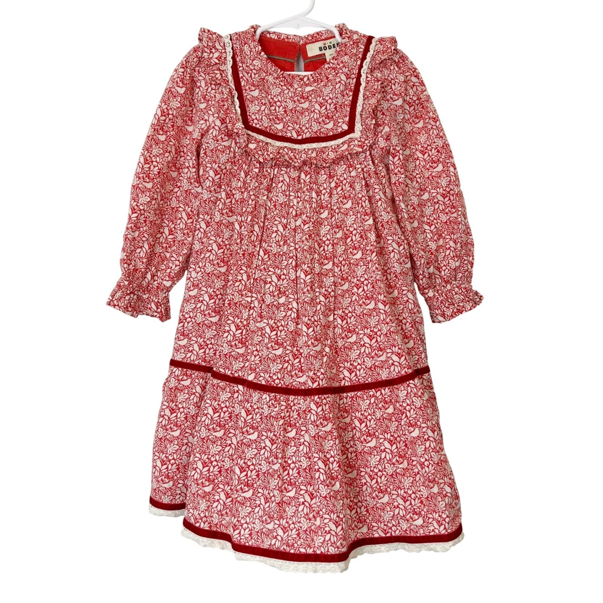 knee length dresses for ladies Mini Boden Baby Girls Long Sleeve Jersey Collared Dress Green Fountain –  Designer Kids Outlet main image 1