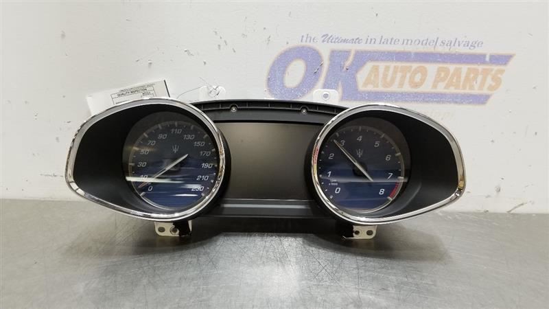 16 2016 MASERATI QUATTROPORTE GTS SPEEDOMETER INSTRUMENT GAUGE CLUSTER 670034284