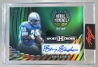 Barry Sanders 2026 Leaf Sports Heroes Prismatic Green Heroic Moments Auto /7