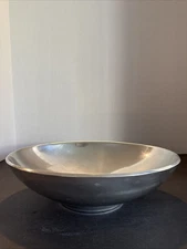 Vintage Wilton Armetale Oval Bowl Large 12x8.5x3.5” Serving Centerpiece