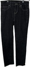 Calvin Klein Women's Jeans Skinny Embroidered Pockets Size 26 / 2 33L - Black
