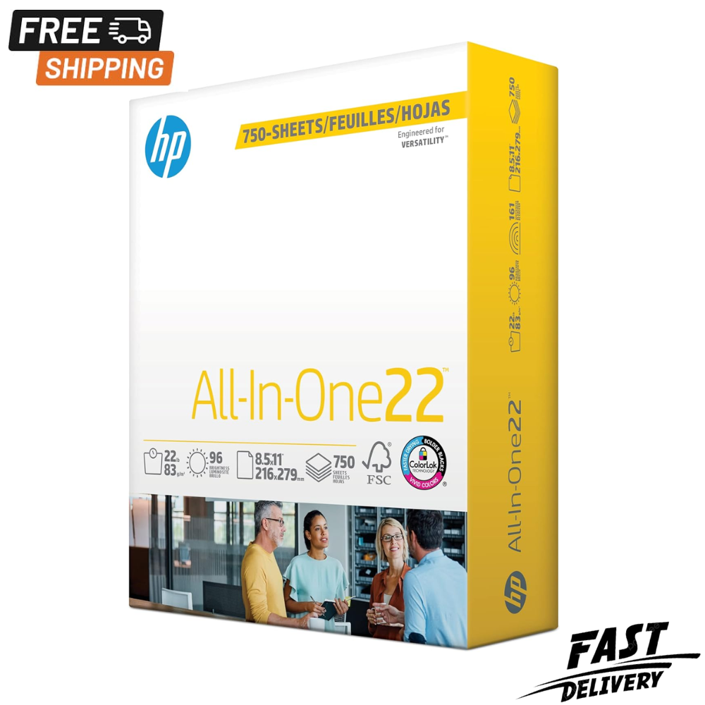 8.5 x 11 All-Purpose 22 lb Paper Mega Ream - 750 Sheets
