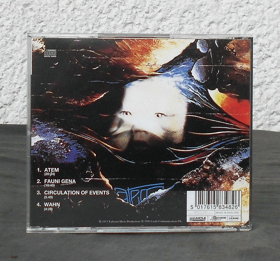 Tangerine Dream – Atem Remastered CD UK 1994 Edgar Froese - Bild 2 von 2