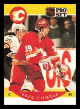 Doug Gilmour #34 1990-91 Pro Set Calgary Flames Hockey