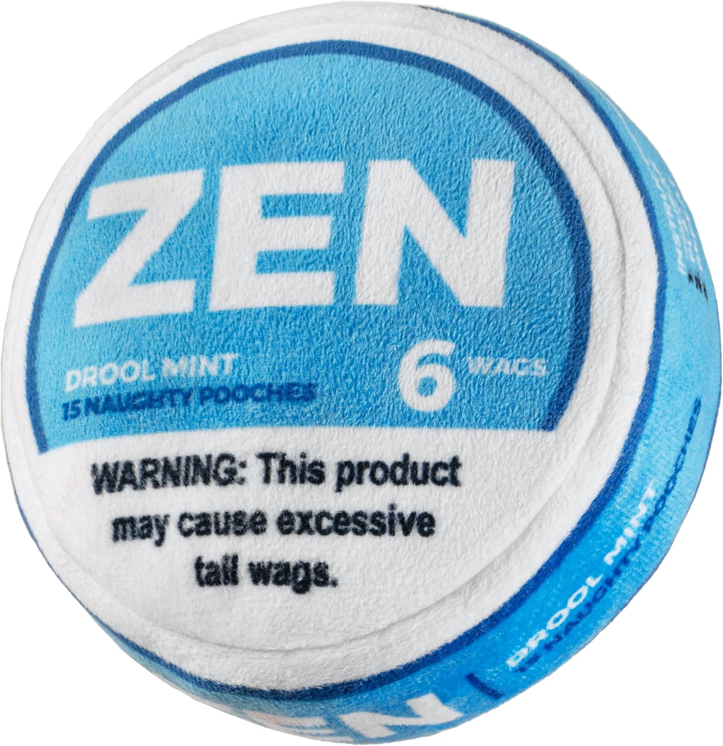 Zen Pupper Deckies Parody Dog Toy - Plush Squeaky and Crinkle Funny Dog Toy - Dr