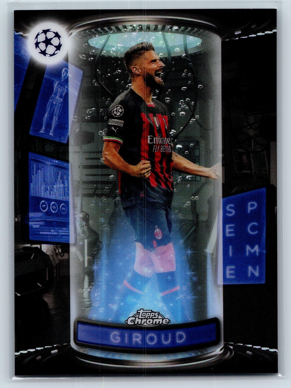 Olivier Giroud 2022-23 Topps Chrome UEFA Club Competitions Specimens