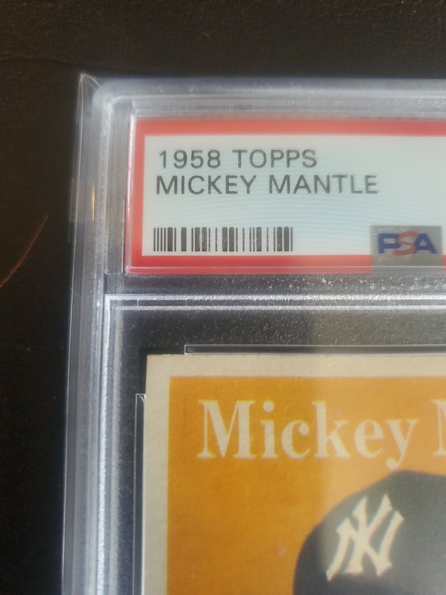 1958 Topps Mickey Mantle #150 PSA 8 NR-MT Perfect Center Color