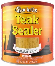 Star Brite Tropical Teak Oil Sealer One Coat Formula/No Drip Light Pt 87916