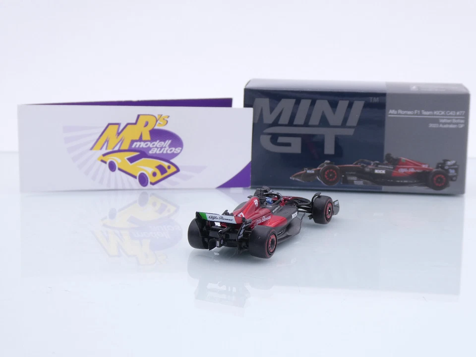 TSM Mini GT MGT00729-L # Alfa Romeo C43 F1 Australia GP 2023 " V. Bottas " 1:64 - Bild 3 von 4