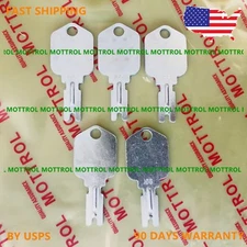 166 Forklift Ignition Key fits Clark Yale Hyster Komatsu Gradall Gehl Crown 5 PC