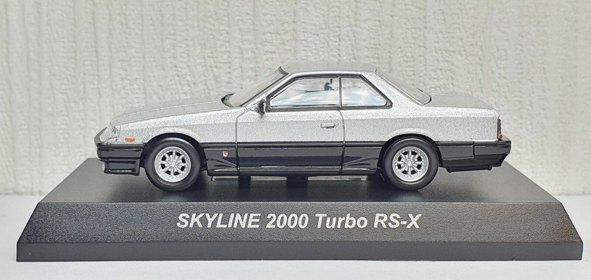 1/64 Kyosho NISSAN SKYLINE 2000 TURBO RS-X SILVER NEO diecast car