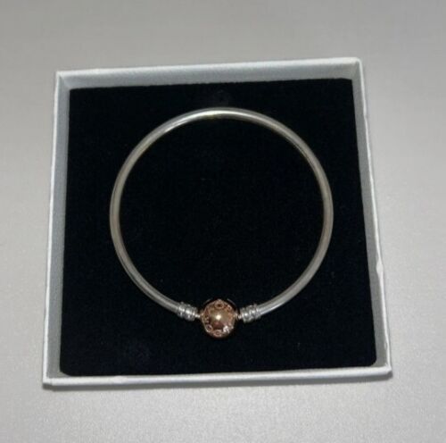 Pandora bracelet Small Round  Rose Gold Clasp - Picture 1 of 4