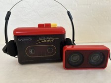 Vintage Magnavox D-6606 Personal Stereo Cassette Player TESTED With Headphones