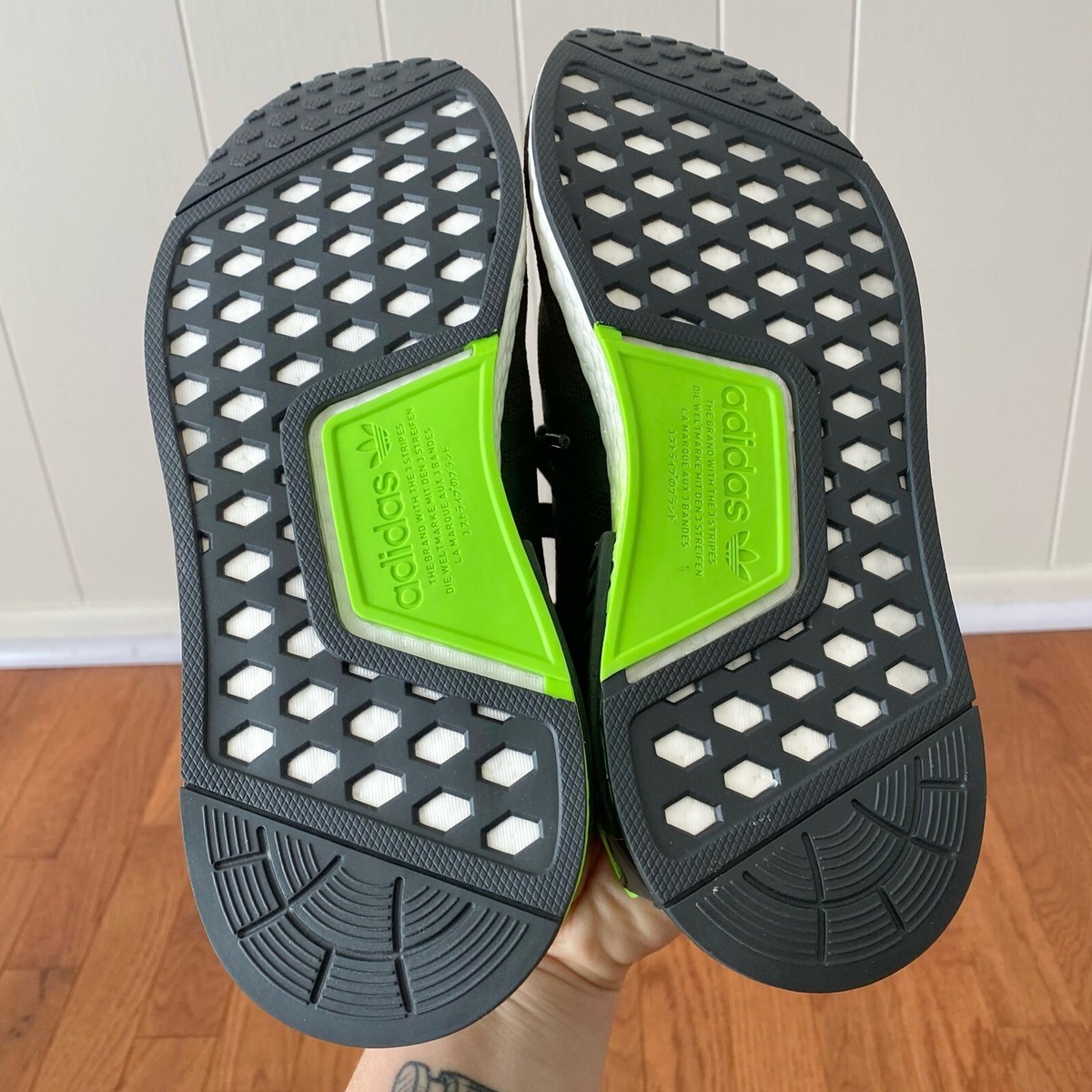 Adidas Star Wars x NMD_R1 'Yoda' Sneakers Men's Sz 6 Unisex NWT | eBay