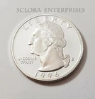1996 S WASHINGTON *90% SILVER PROOF* QUARTER