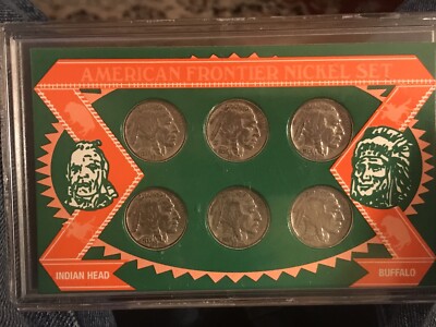1995 SSCA American Frontier Nickel Set Indian Head Nickels Set Of