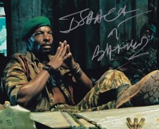 ISAAC DE BANKOLE signed Autogramm 20x25cm JAMES BOND in Person autograph COA