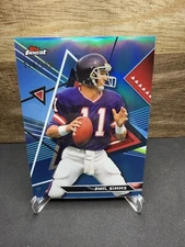 2024 Topps Composite Phil Simms Topps Finest Sky Blue Refractor 16/250 Giants