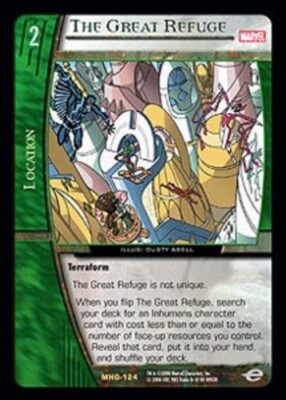 VS System: The Great Refuge [Played] VS: Marvel Heralds of Galactus TCG CCG Clas