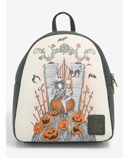 Disney Loungefly Mini Backpack Women The Nightmare Before Christmas Jack  Sally