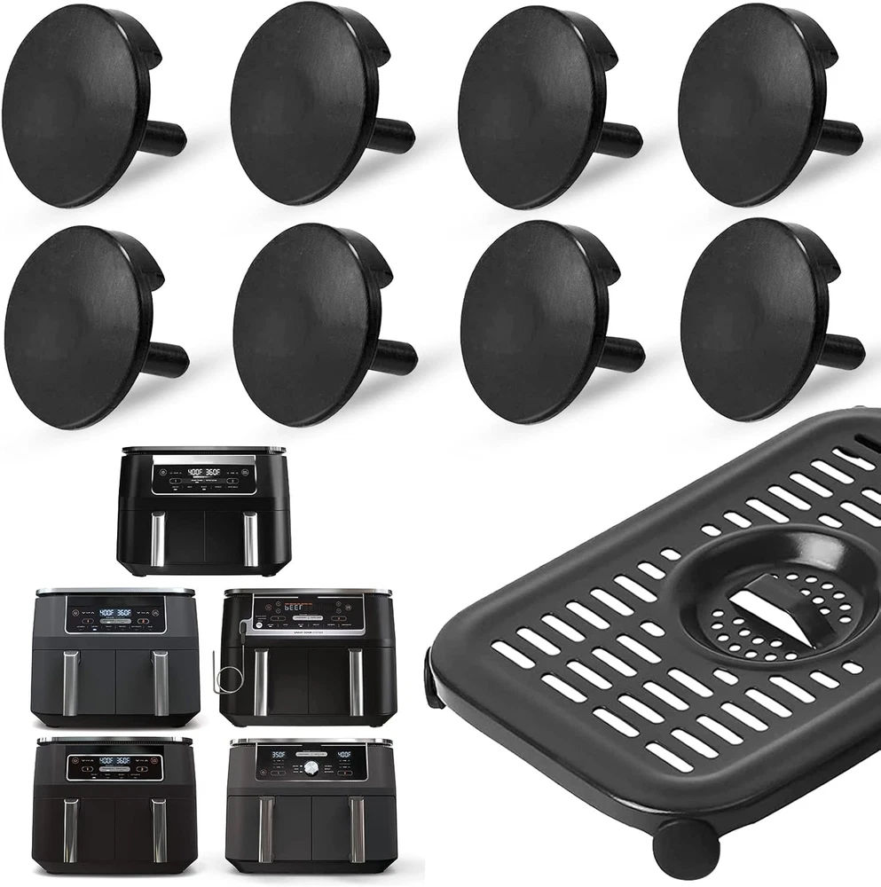Air Fryer Replacement Parts for Ninja Foodi Airy Fryer, 8 PCS Food Grade Air Air Fryer Replacement Parts for Ninja Foodi Airy Fryer, 8 PCS Food Grade Air