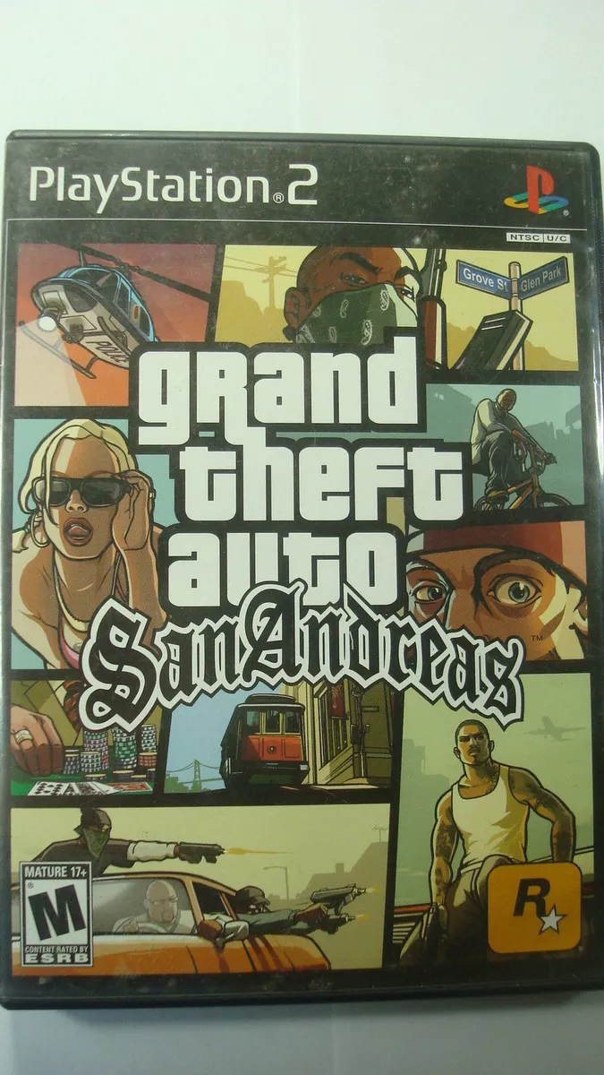 Grand Theft Auto: San Andreas AO Version (Sony PlayStation 2, 2004)