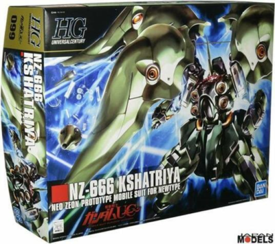 GUNDAM HG Gunpla High Grade HGUC 1/144 Kshatriya Neon Zeon Model GUNDAM HG Gunpla High Grade HGUC 1/144 Kshatriya Neon Zeon Model