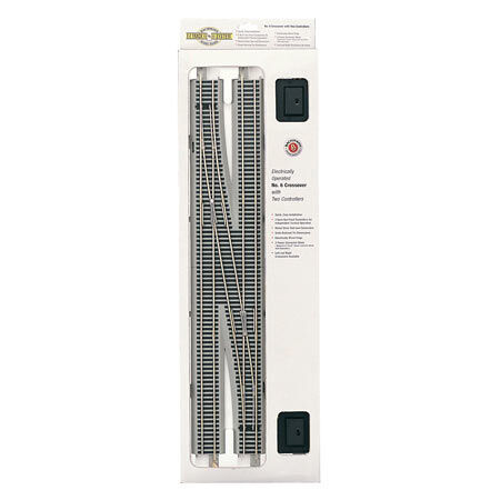 Bachmann 44575 HO #6 Left-Hand LH Remote Switch E-Z Track Bachmann 44575 HO #6 Left-Hand LH Remote Switch E-Z Track
