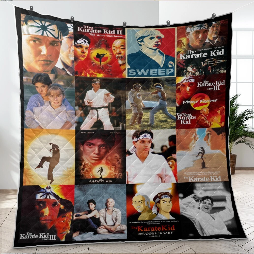 Karate Kid Quilt, The Karate Kid movie Quilt Blanket