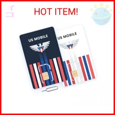 Prepaid SIM Card (US Mobile) - Custom Plans from $4/mo. Unlimited Plans from $15