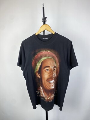 Vintage 90s Bob Marley Legend Graphic Faded T Shirt Men