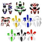 Plastics Fairing Kit Graphics for Kawasaki KX65 KLX110 Suzuki DRZ110 RM65 Pit