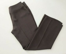 Armani Collezioni Womens Sz 8 Dress Pants Trousers Silk Blend Brown