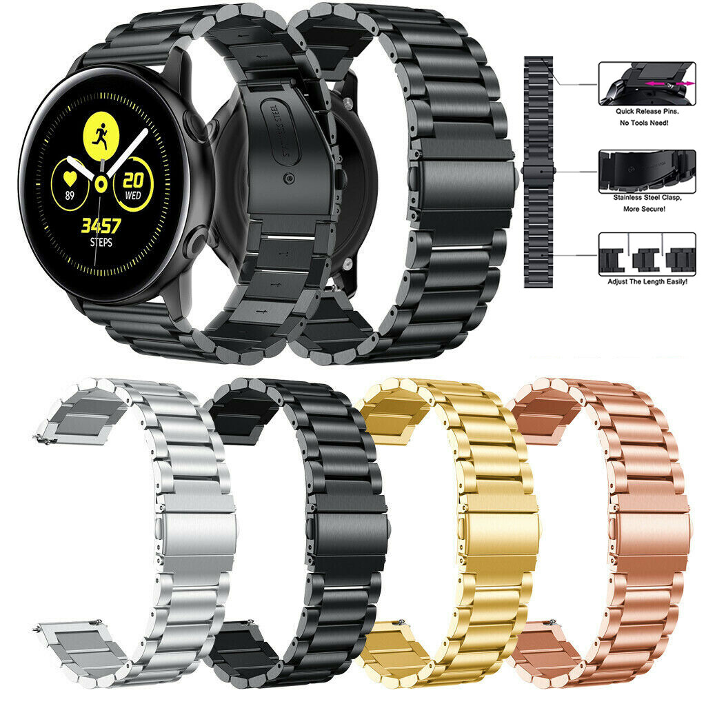 Stainless Steel Band Strap For Samsung Galaxy Watch Active 44/40
