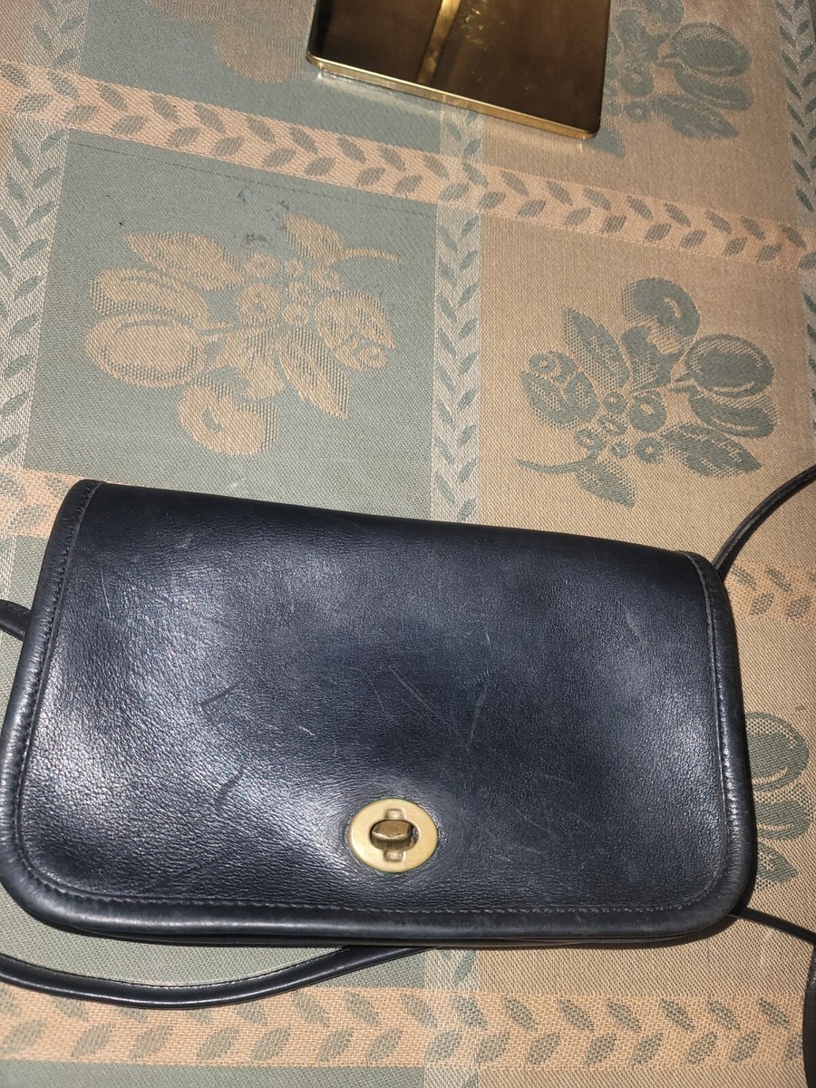 バッグ 19cm Coach 9841 Vintage Legacy West Demi Pouch Hobo Baguette