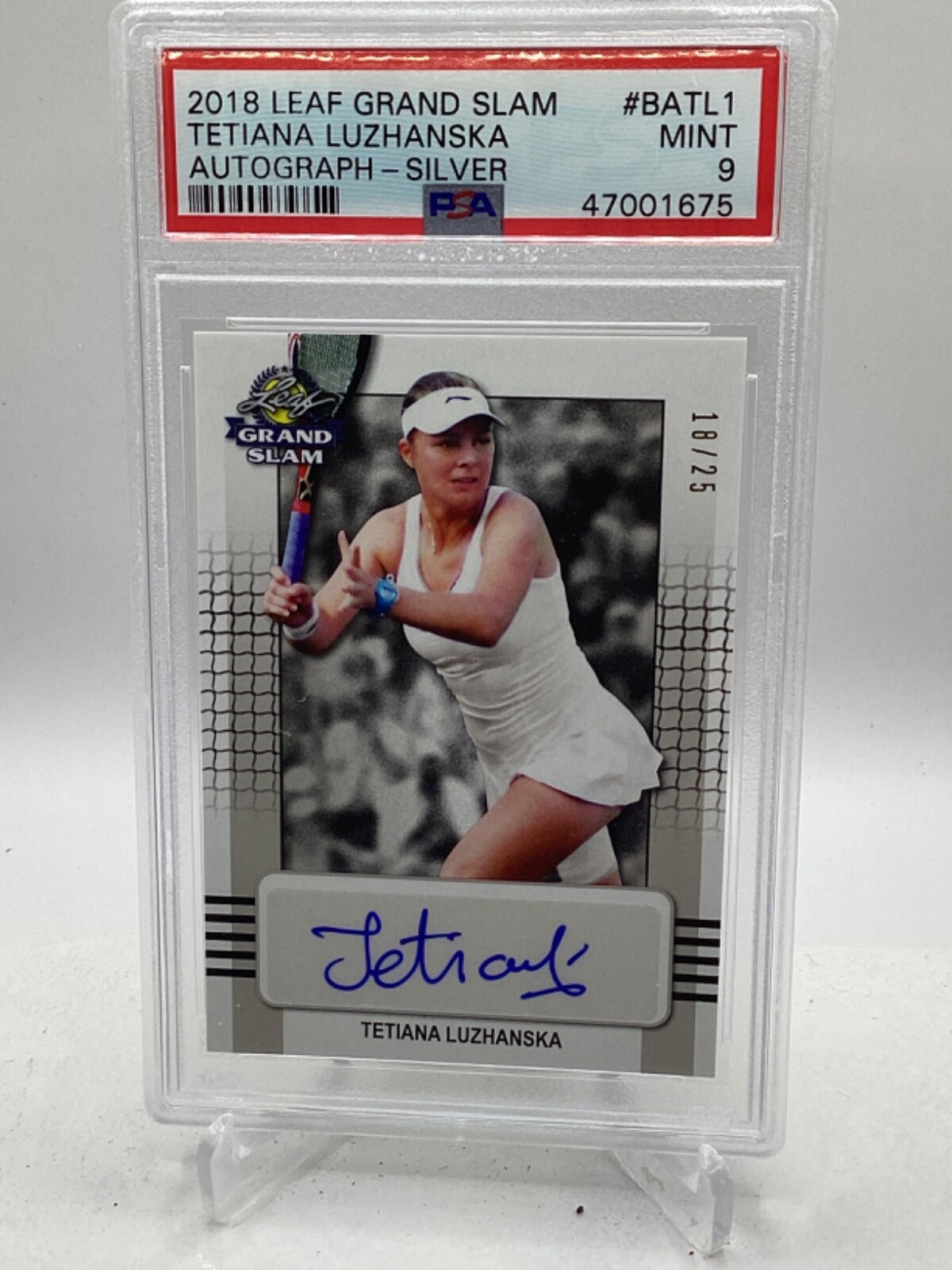 Leaf Silver Grand Slam Tennis front