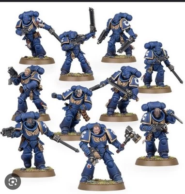 GAMES WORKSHOP Space Marines Primaris Assault Intercessors x5 New On The Sprue Warhammer 40000