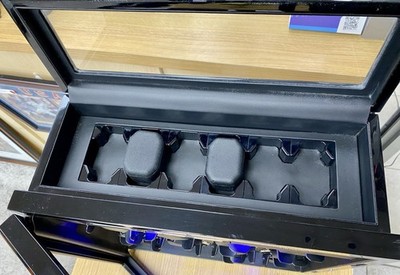 JINS&VICO 12 Slot Watch Winder Carbon Fiber Shell – 8 Working