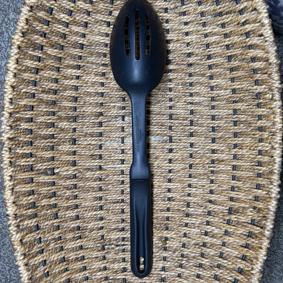 Pampered Chef Black Nylon Slotted Serving Spoon #2336 Heat Resistant 13" - Image 4 of 4