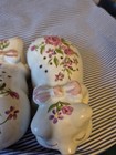 Vintage 1978 Avon Ceramarte Hand Painted Sleeping Pigs Popourri Holders EUC — photo 3