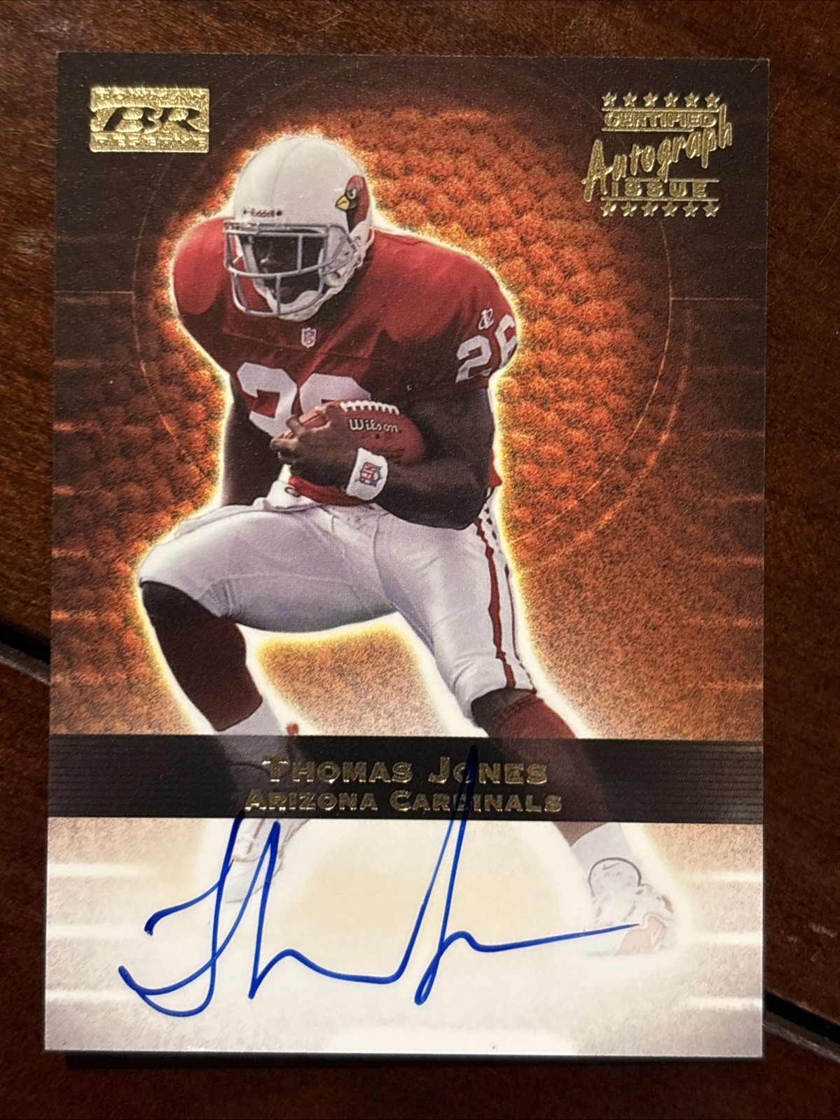Thomas Jones Bowman Reserve Certified Autograph #TJ Certified Autograph