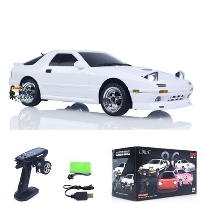 Hot Sale LDRC 1/18 RWD RX7 RC Racing Car Gyroscope Assembled RTR Drift Vehicles