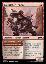 [MTG] Ratcatcher Trainee // Pest Problem (Foil) (0144) (WOE) LP-HP