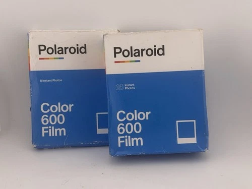Polaroid Color 600 Instant Film Lot 24 Photos White Frame NEW Damaged Boxes - product listing photo